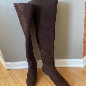 Elegant Brown Over-the-Knee Boots